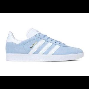 Adidas Original Gazelle Sky Blue w/ Gold Accent